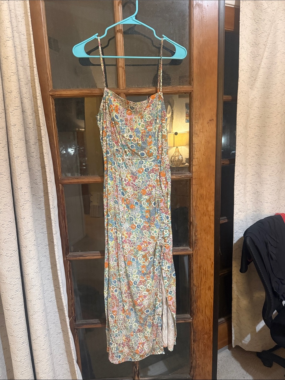 O'Neill Multicolor Floral Slip Maxi Dress